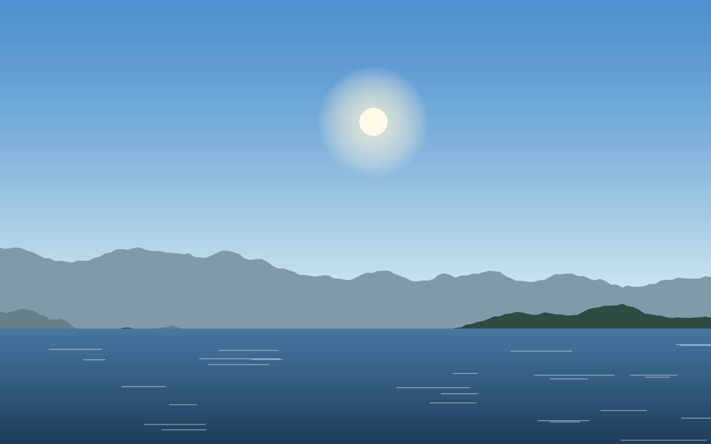 Landschaftsillustration