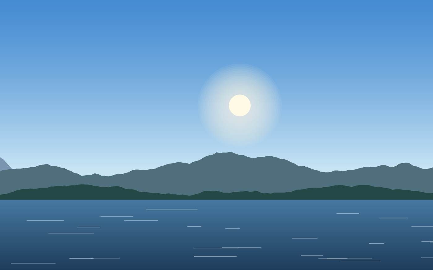 Landschaftsillustration