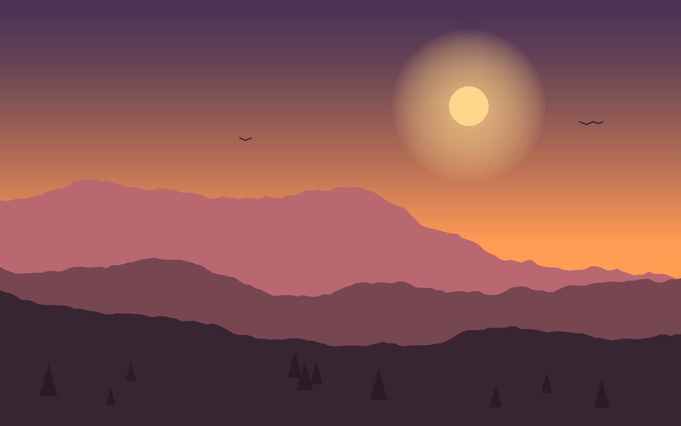 Landschaftsillustration