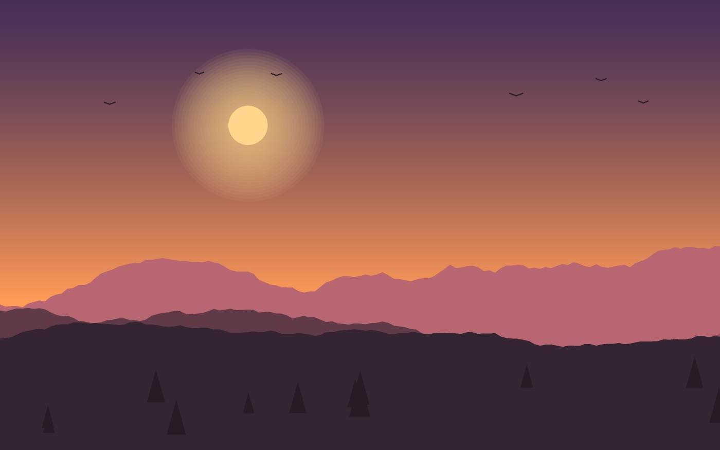 Landschapsillustratie