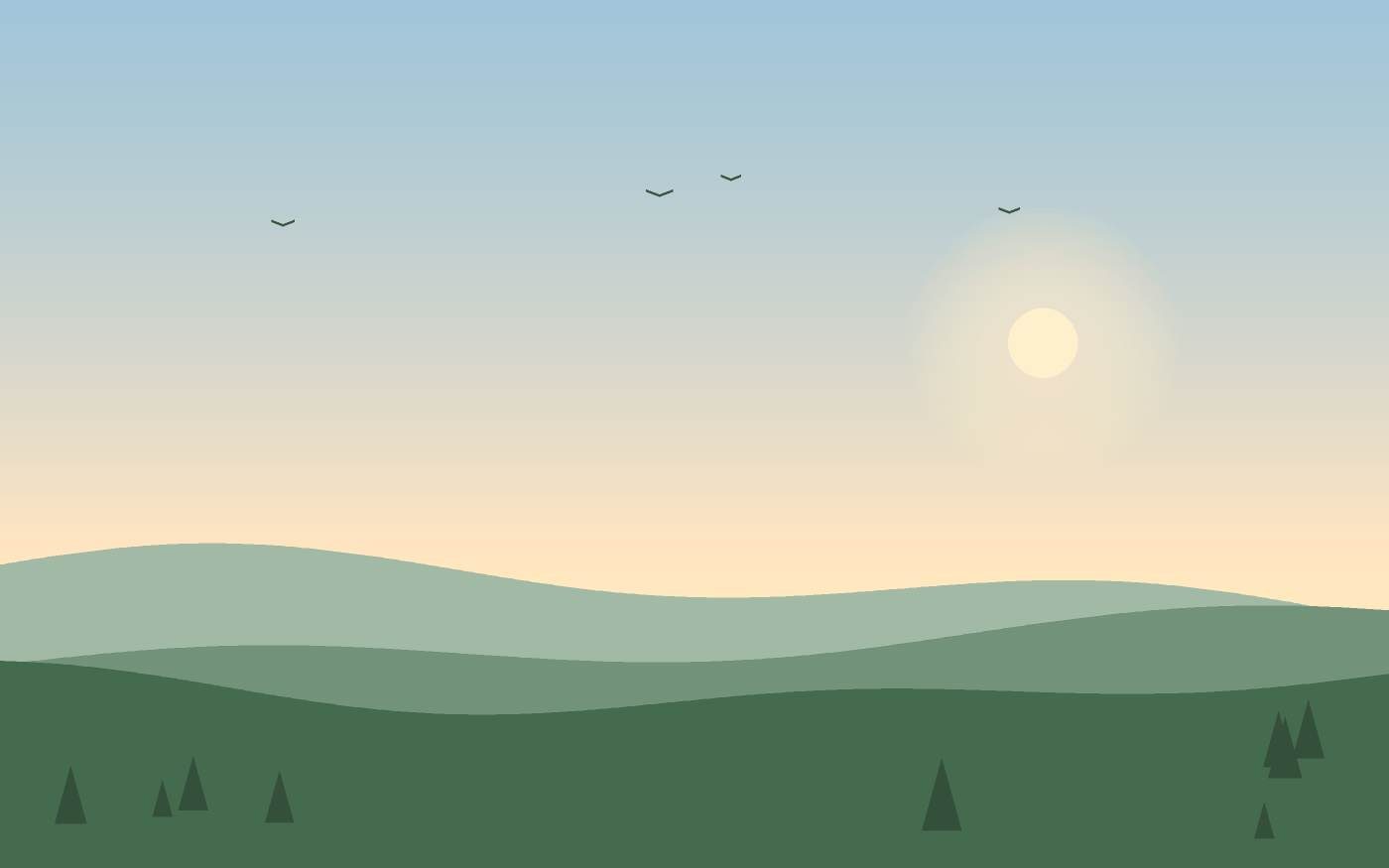Landschapsillustratie