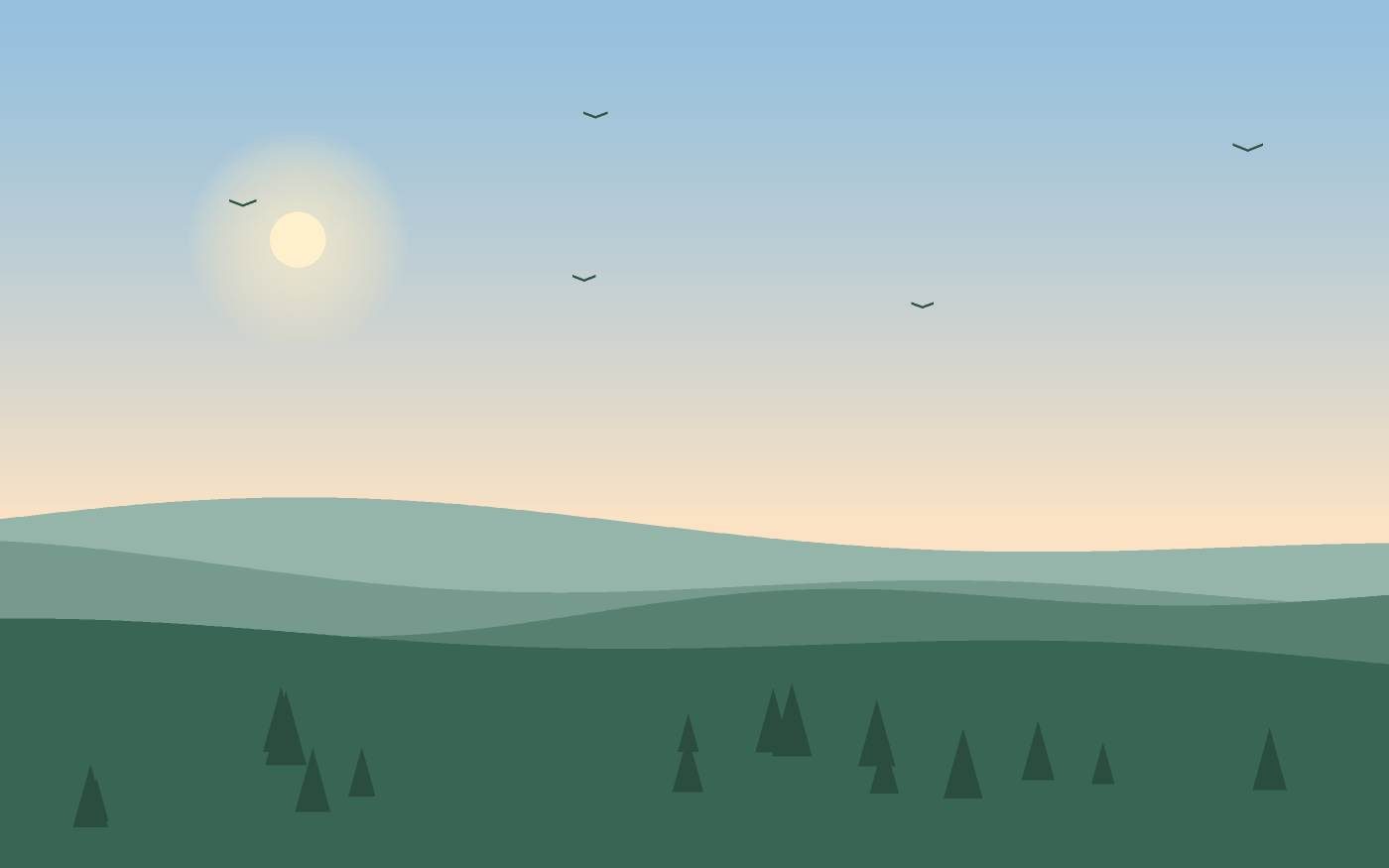 Landschapsillustratie