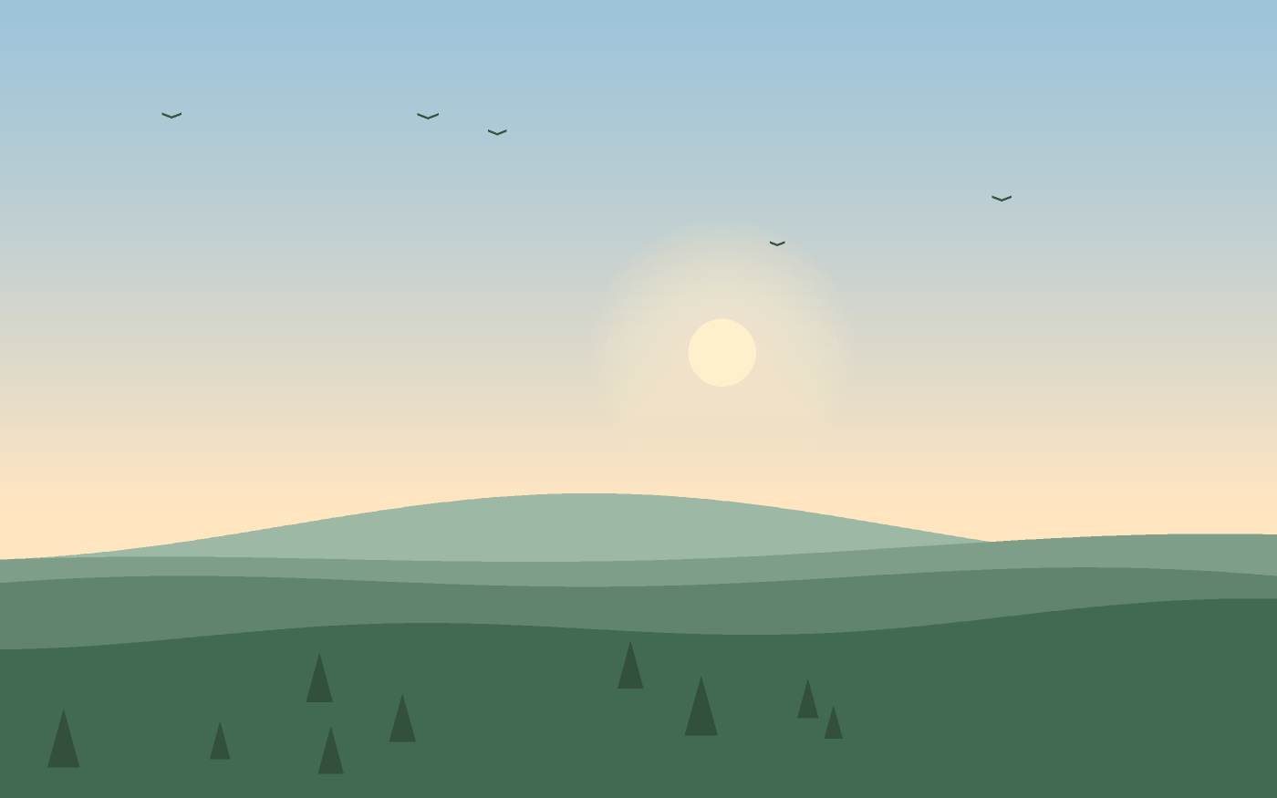 Landschapsillustratie