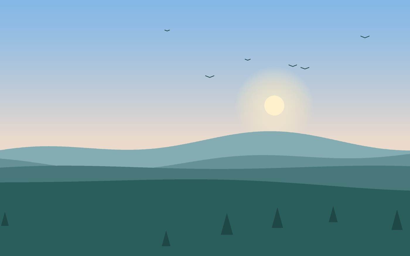Landschaftsillustration