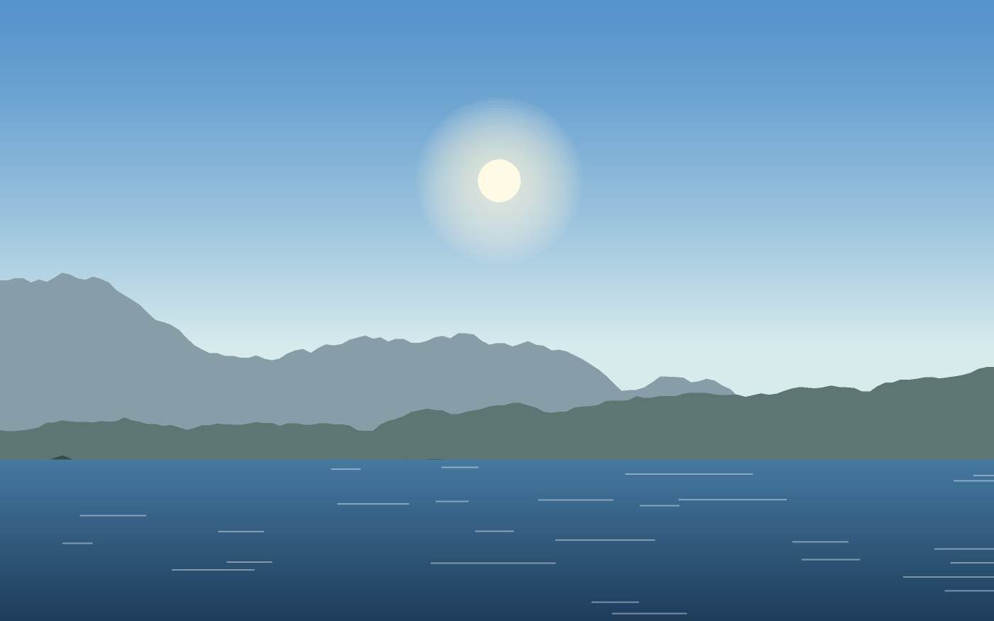 Landschaftsillustration