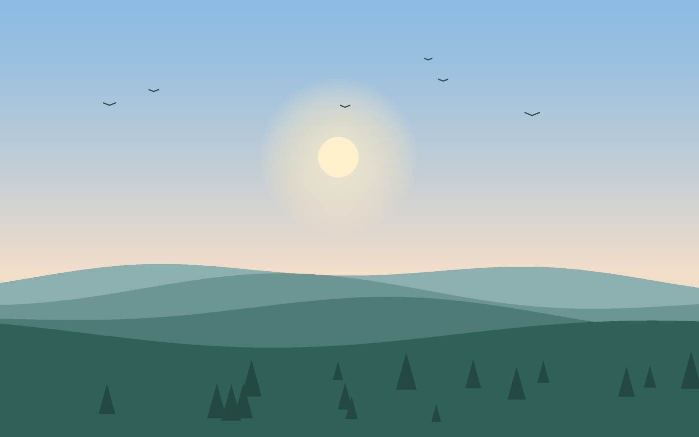 Landschaftsillustration