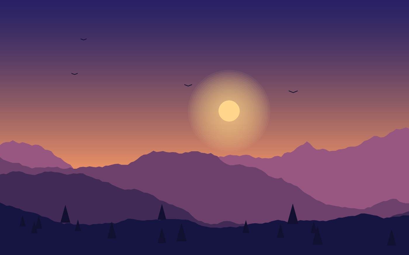 Landschaftsillustration