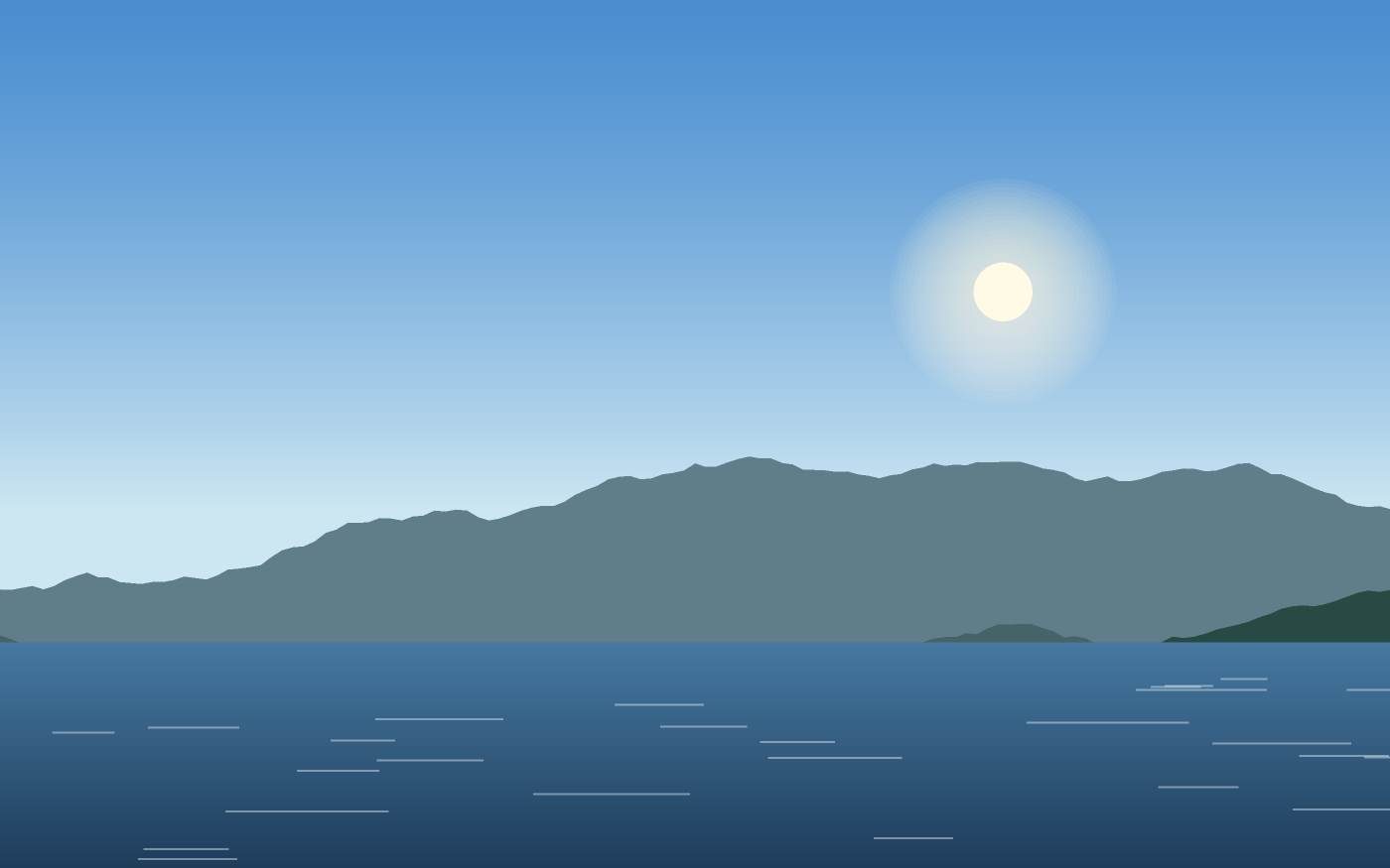 Landschaftsillustration