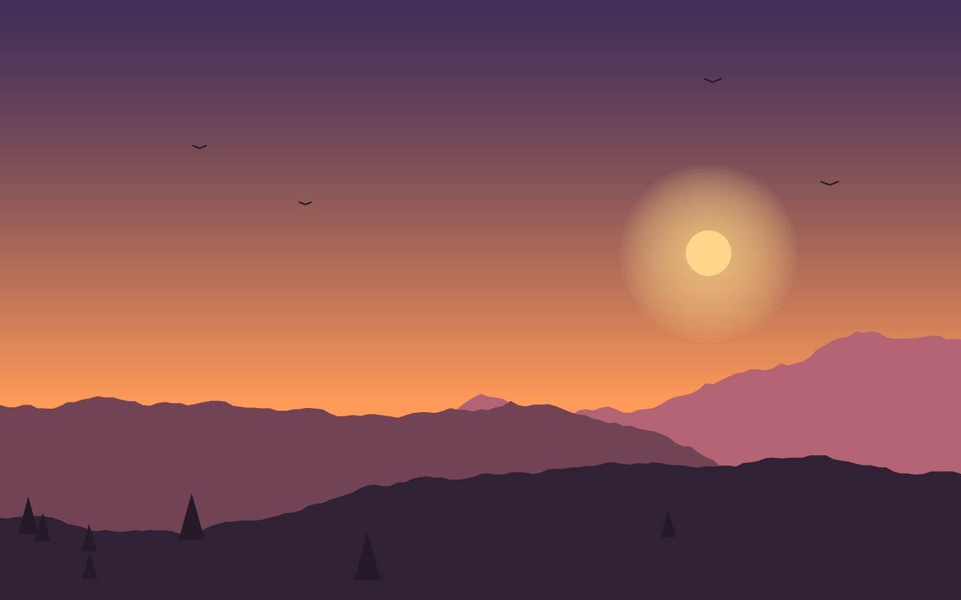 Landschaftsillustration