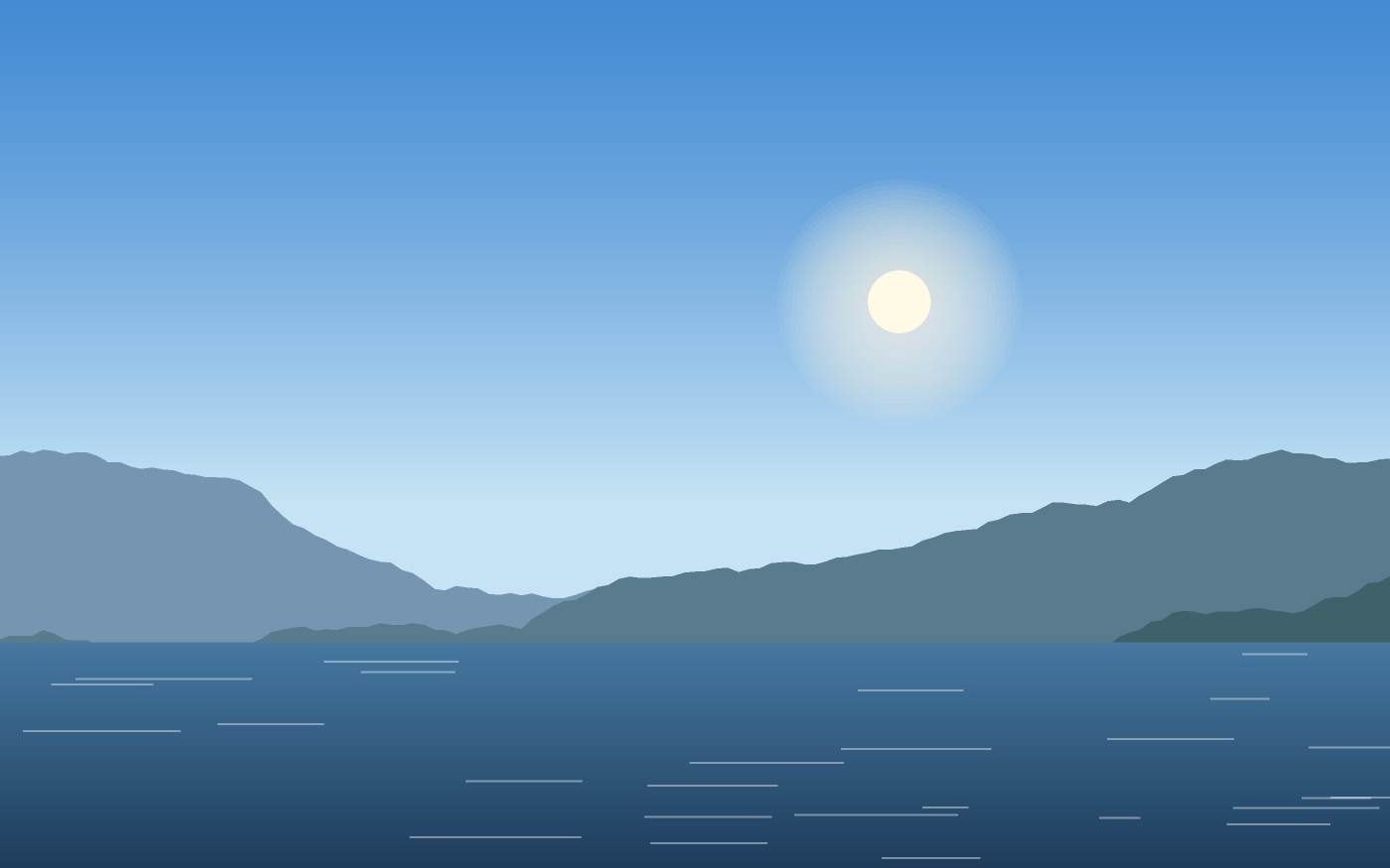 Landschaftsillustration