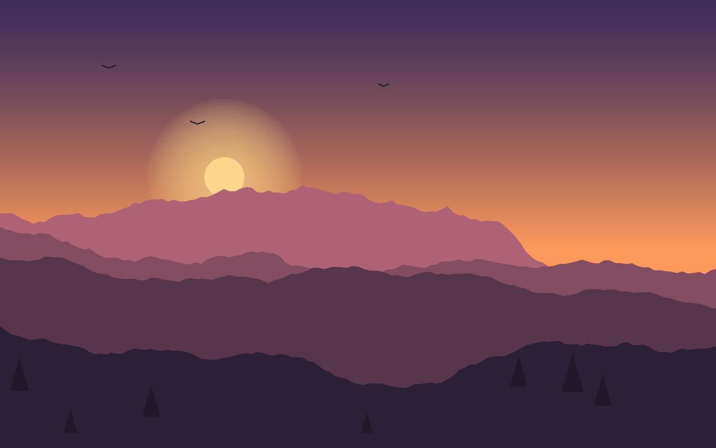 Landskabsillustration