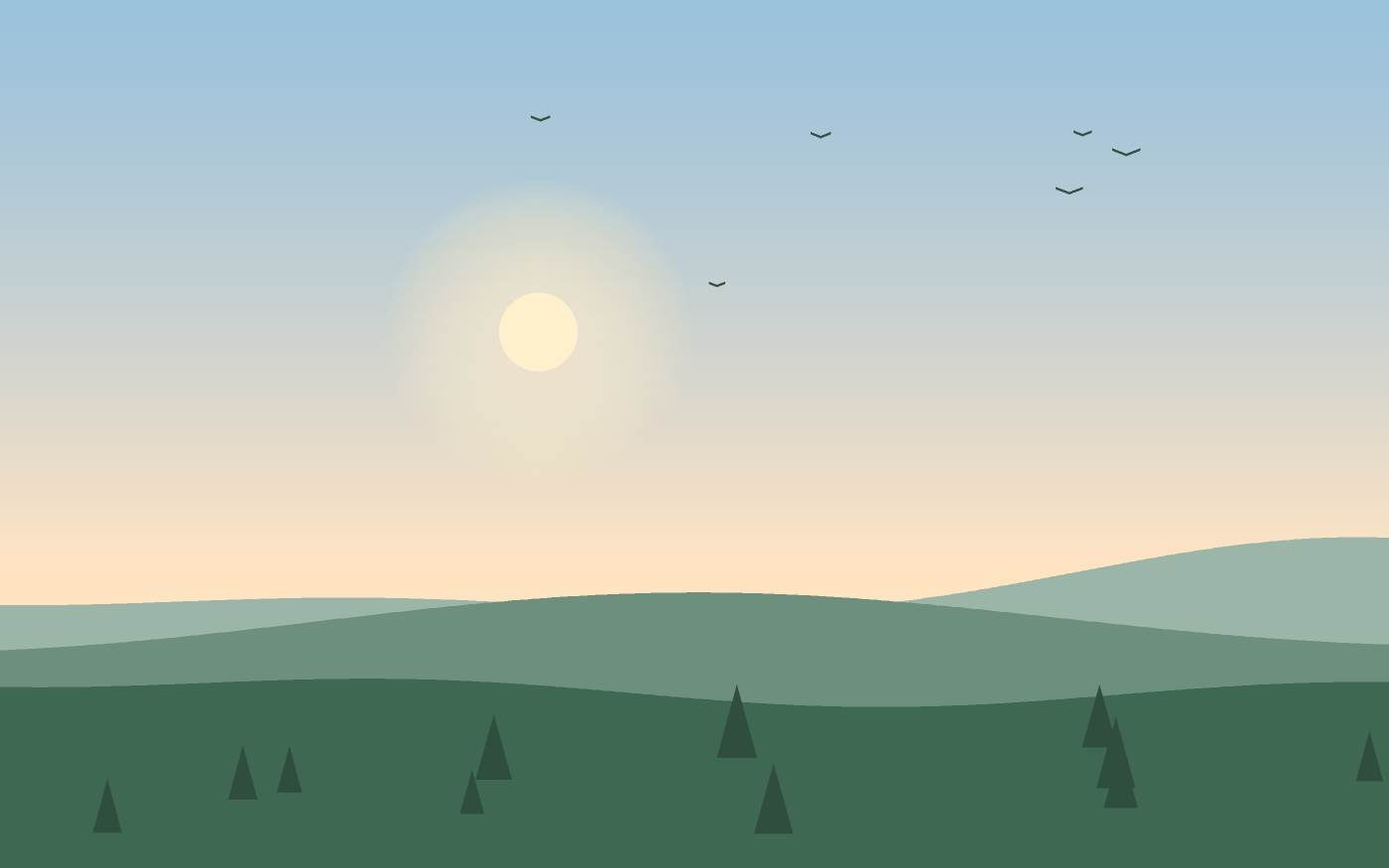 Ilustración de un paisaje