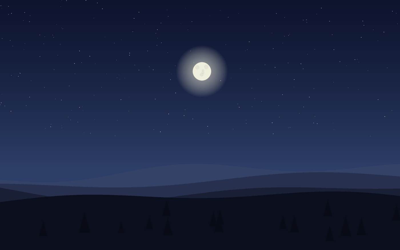 Illustrazione di un paesaggio