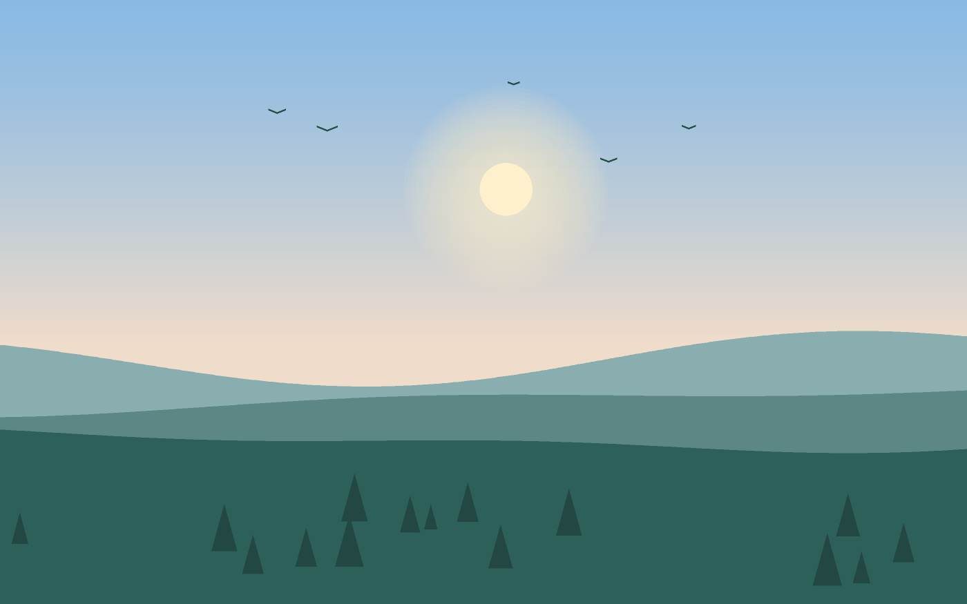 Ilustracja krajobrazu