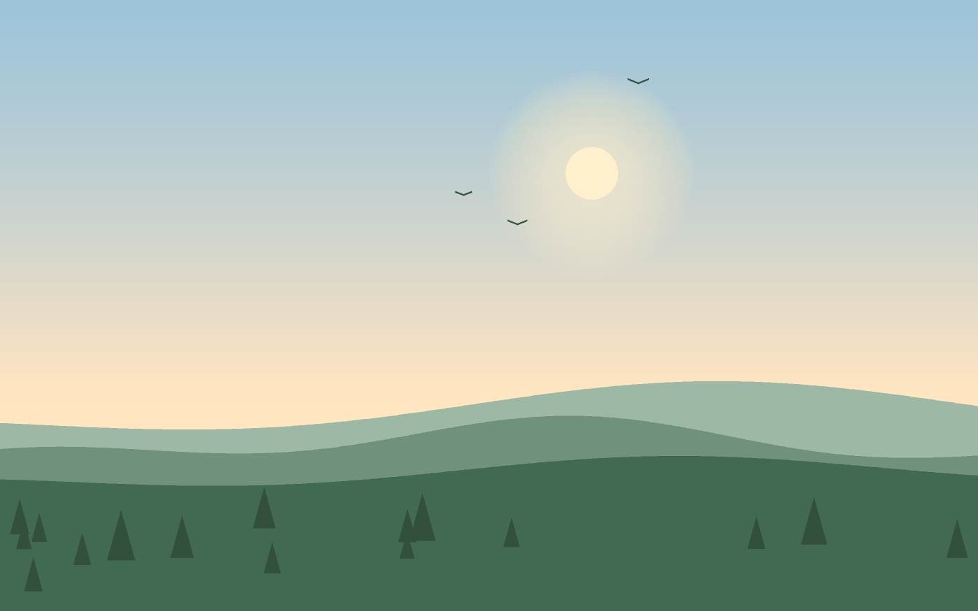 Ilustracja krajobrazu